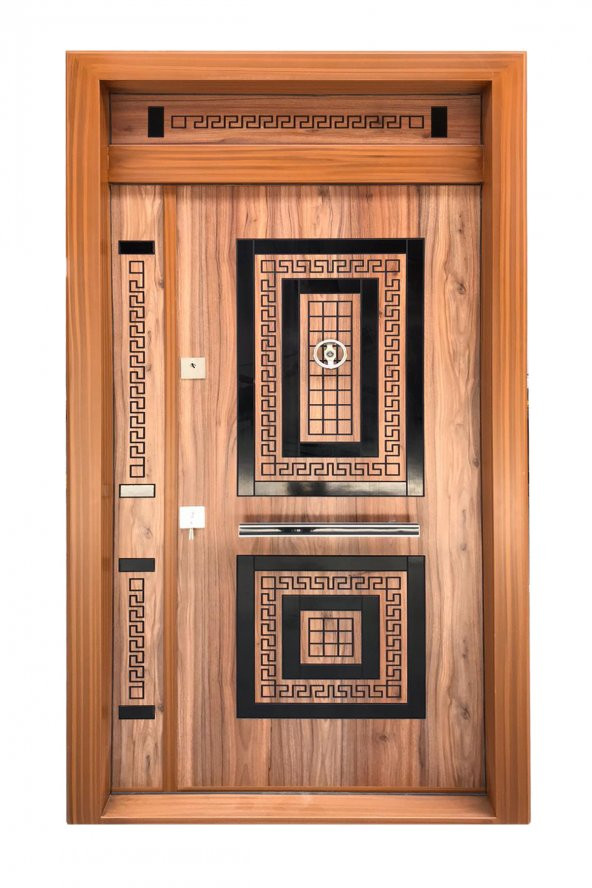 Tezwood 0168 Dış Mekan Çelik Kapı,Villa Kapısı,Apartman Kapısı Sağ Açılım