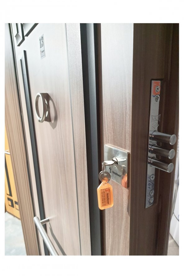 Tezwood 2467 Çelik Villa Kapısı,Lüks Çelik Kapı,Sağlam ve Dayanıklı - Resim 3