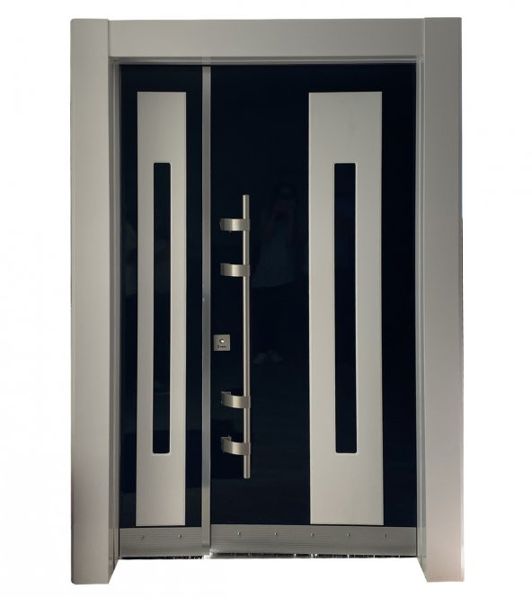 Tezwood 0148 Lüks Apartman KapısıiBina Giriş Kapısı,Kale Kilit Sol Açılım - 1