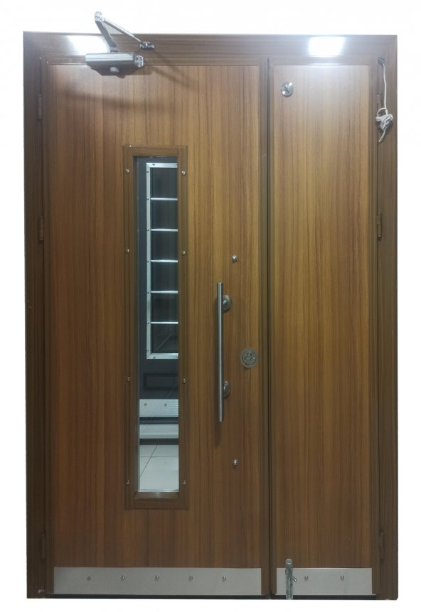 Tezwood 0163 Bina Giriş Kapısı,Eskitme Model Çelik Kapı,Villa Kapısı - 2