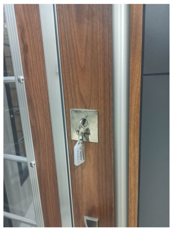 Tezwood 0157 Bina Giriş Kapısı,Ahşap Desenli Çelik Kapı, - 4