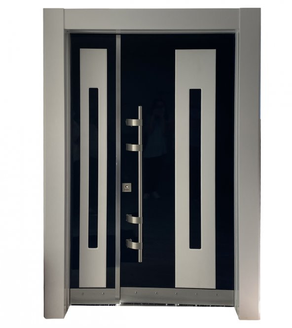 Tezwood 0148 Lüks Apartman KapısıiBina Giriş Kapısı,Kale Kilit Sol Açılım - 4