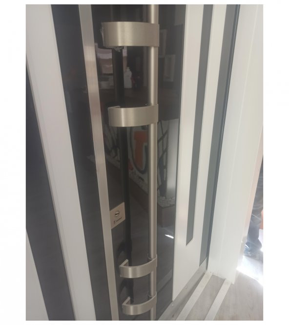 Tezwood 0148 Lüks Apartman KapısıiBina Giriş Kapısı,Kale Kilit Sol Açılım - 5