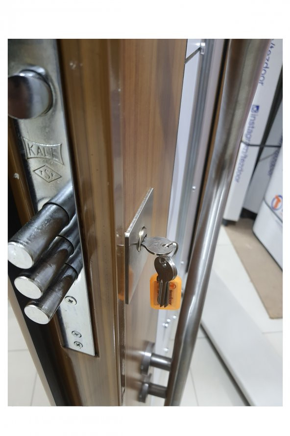 Tezwood 0163 Bina Giriş Kapısı,Eskitme Model Çelik Kapı,Villa Kapısı - 4