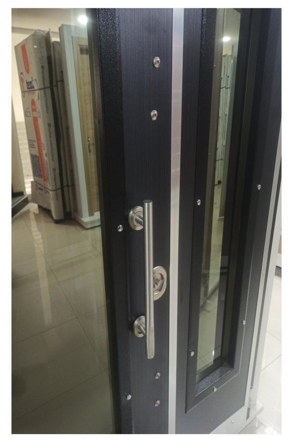 Tezwood 0144 Lüks Apartman Kapısı,Şifreli Sisteme Uygun,Çelik Giriş Kapıs - 7