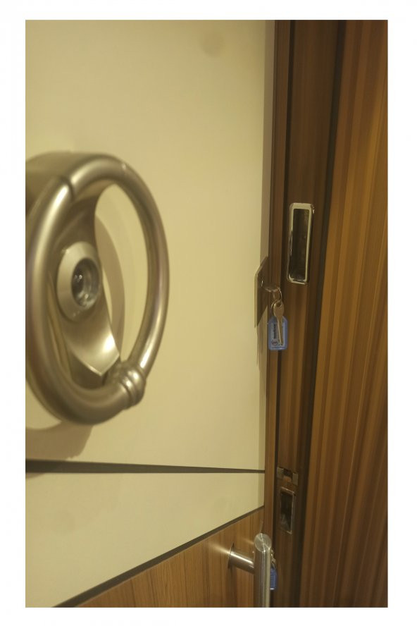Tezwood 2578 Çift Renk Çelik Kapı,Daire Kapısı,Tırnaklı Model - 8