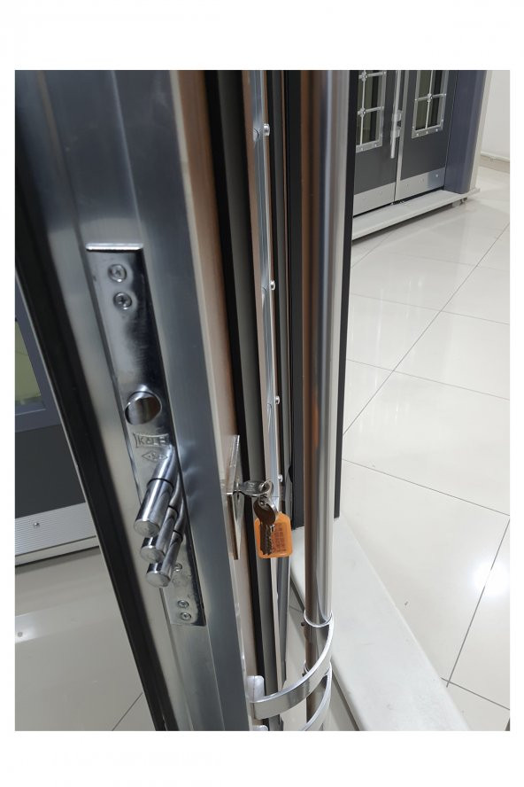 Tezwood 0155 Apartman Giriş Kapısı,Modern Çelik Kapı,Yağmura Dayanıklı - 5