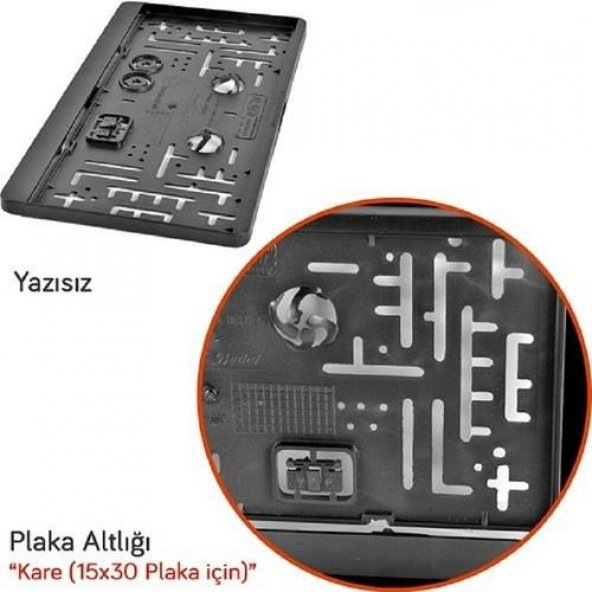 Plakalik Plastik Kare 31Cmx16Cm - 2