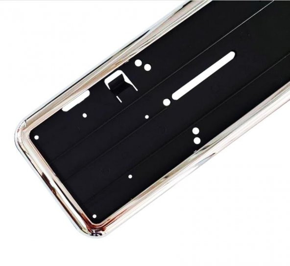 2 Adet Nikelajlı Plakalık  Yeni Nesil Krom Plakalık 1 Takım 2 Adet - 2