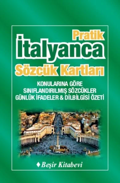 Beşir Pratik İtalyanca Sözcük Kartları ürün görseli 1