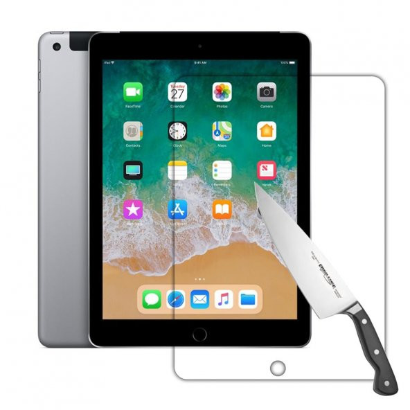 İpad 6.Nesil Tablet için 9.7 inç Kırılmaz Cam Ekran Koruyucu - 3