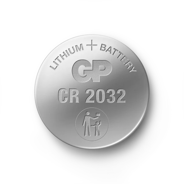 GP CR2032-U1 3V Lityum Düğme Pil Tekli Paket