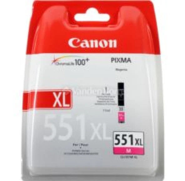 Canon CLI-551XL M Magenta Kırmızı Yüksek Kapasiteli Mürekkep Kartuş IP7250 MX925