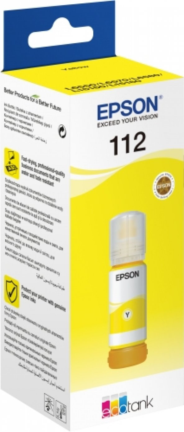 Epson T06C44 (112) Yellow Sarı Şişe Mürekkep C13T06C44A