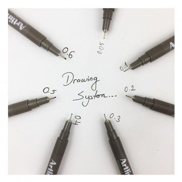 Teknik Çizim Kalemi 0.7 Mm Siyah 1 Adet Artline Drawing Teknik Çizim Kalemi - 2