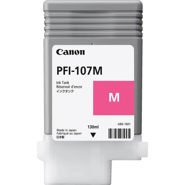 Canon PFI-107M Magenta Kırmızı Plotter Kartuş IPF770-775