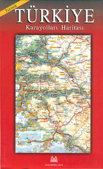 Turistik Türkiye Karayolları Haritası ürün görseli 1