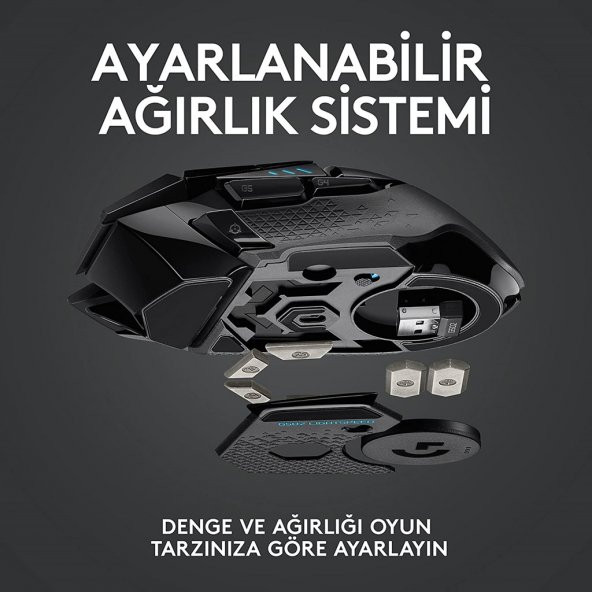 logitech G G502 Lightspeed Kablosuz Gaming Mouse - 6