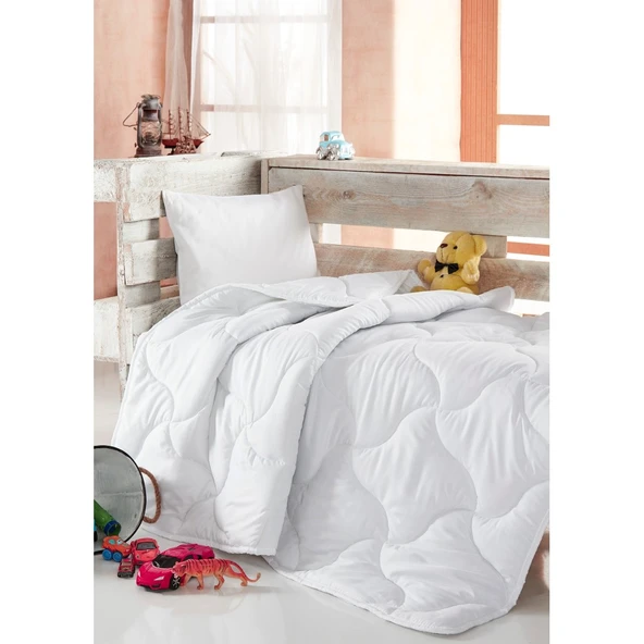 Komfort Home Microfiber Bebek Yorganı 95x145 CM / Beyaz ürün görseli