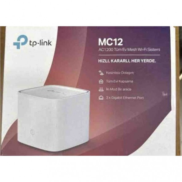 Tp-Link Mc12 2 Li Mesh Ac1200 Wifi Sistemi