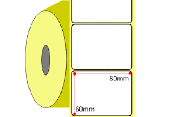 BARKOD ETİKETİ EKO TERMAL KUŞE 1 ADET FİYATI 500 SARIM 80X60