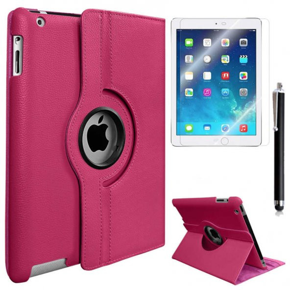 Apple iPad 2 3 4 Zore Dönebilen Standlı Tablet Kılıfı - 8