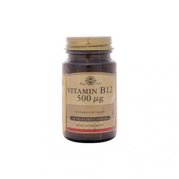 Solgar Vitamin B12 500 mg 50 Kapsül
