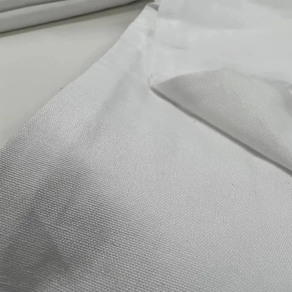 Mandaş 10 Adet Yastık Astarı Kılıfı Pamuklu Beyaz Fermuarlı (50x70) - 4