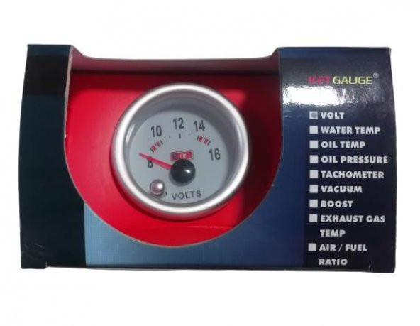 Akü Volt Ölçüm Gösterge  Saati - 3