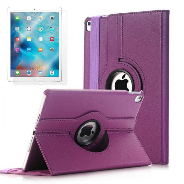 Apple iPad 9.7 2017 Zore Dönebilen Standlı Tablet Kılıfı - 6