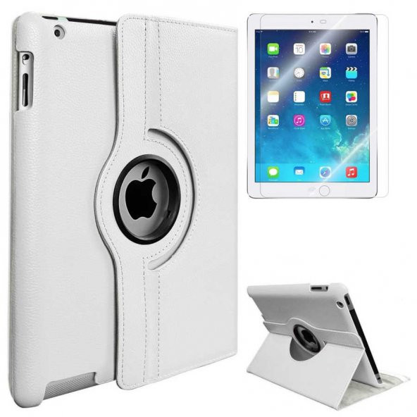 Apple iPad Mini 2 3 Zore Dönebilen Standlı Tablet Kılıfı
