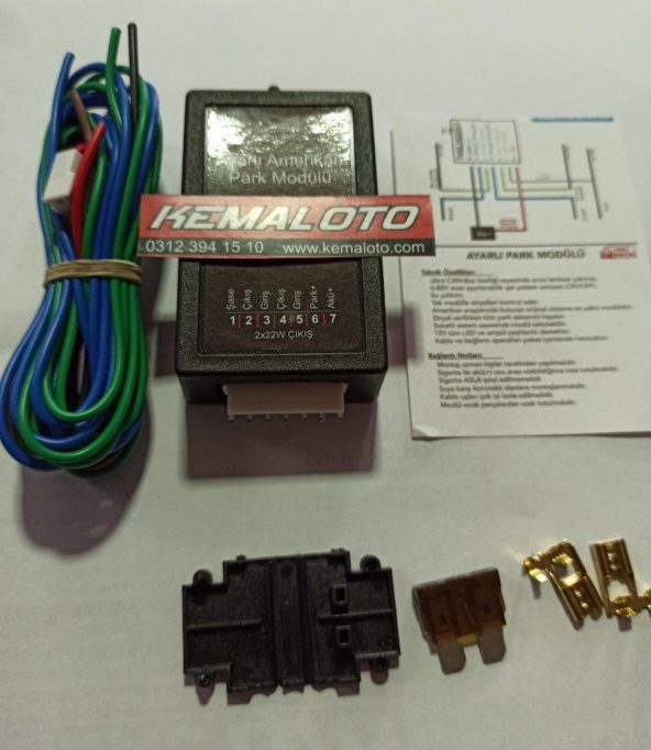 Ayarlı amerikan park modülü