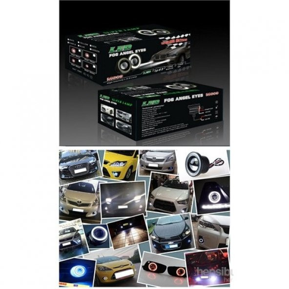 Cob Beyaz Angel Ledli 76 MM Sis Lambası - 5