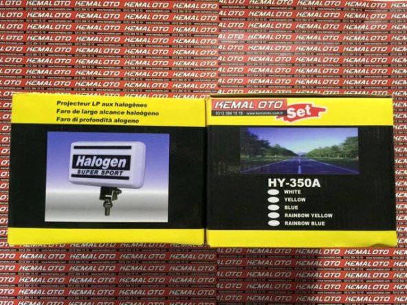 Halogen Kapaklı  Dikdörtgen Sis Lambası - 3