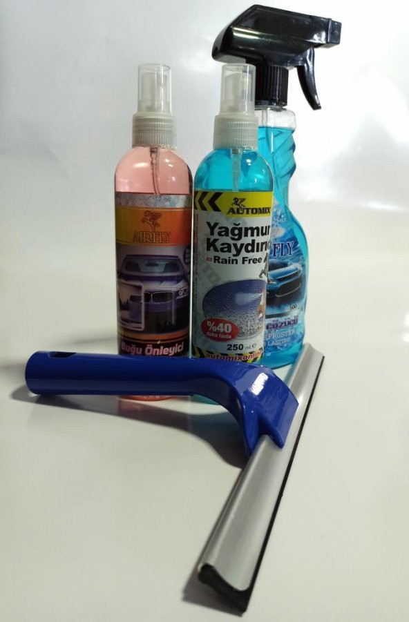 Kışlık Bakım Seti Yağmur Kaydırıcı Buz Çözücü Buğu Önleyici Buz Kazıyıcı - 2