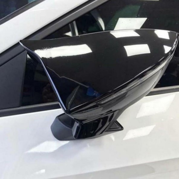Seat İbiza MK5 Batman Yarasa ayna Kapağı 2017 veSonrası Piano Black - 2