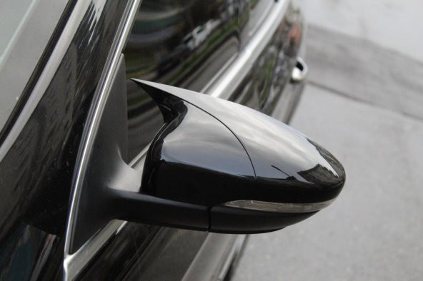 VW Passat CC Batman Yarasa ayna Kapağı 2012 2017 piano Black - 3