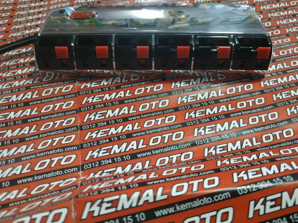 12v Araç Güç Çoğaltıcı 6lı Çakmak Çoğaltıcı Karavan Otomobil - 2