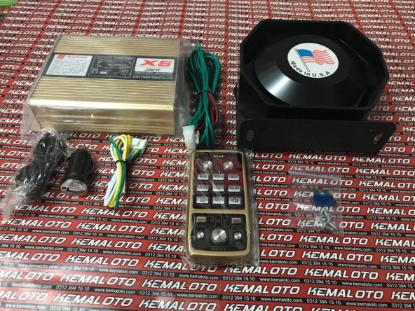 Polis Sireni Megafon Uzaktan Kumanda Profesyonel 200w Made in USA