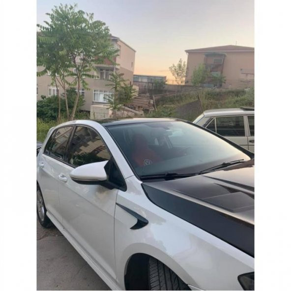 Universal çamurluk venti Piano Black Tampon Çamurluk rüzgarlık Venti Çamurluk Izgara vent - 3