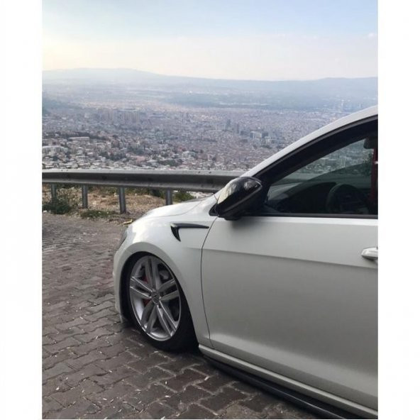 Universal çamurluk venti Piano Black Tampon Çamurluk rüzgarlık Venti Çamurluk Izgara vent - 6