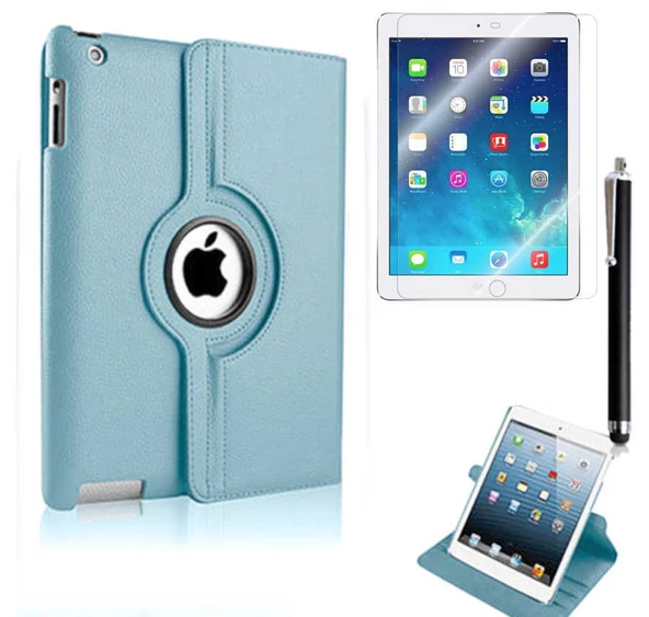 Apple iPad Mini 5 Zore Dönebilen Standlı Tablet Kılıfı - 5