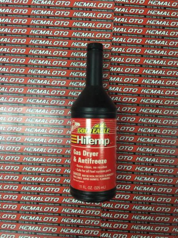 Gold Eagle Yakıt Deposu Yakıt Sistemi Antifirizi