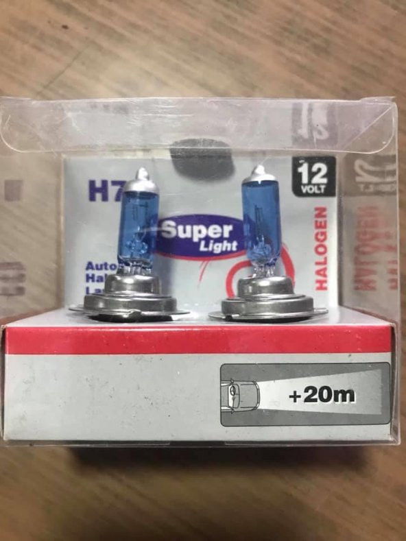 H7 Beyaz Ampul 100w Güçlü ışık Takım 2 adet - 3