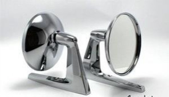 Yuvarlak Dış Dikiz Ayna Nova Tip Nostalji Amerikan Ayna  2 Adet