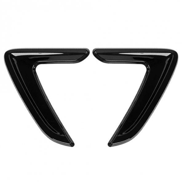 BMW Tipi Çamurluk rüzgarlık Venti Sağ Sol Piano black Plastik Havalandırma universal çamurluk venti - 2