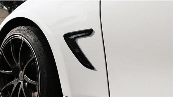 BMW Tipi Çamurluk rüzgarlık Venti Sağ Sol Piano black Plastik Havalandırma universal çamurluk venti - 4