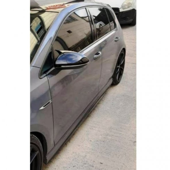 Volkswagen Golf 7 Yarasa Ayna Kapağı Batman Piano Black - Resim 3
