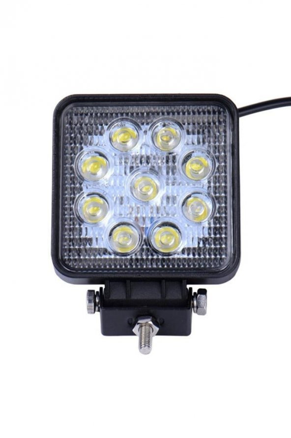 9 Ledli Projektör Led li Sis Far İş Makinası ve Araçlar Off Road Gündüz Farı Çalışma Lambası