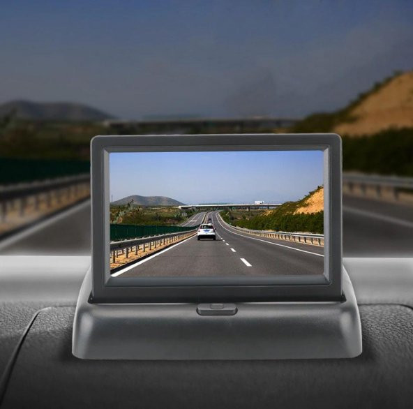 4.3" Geri Görüş Ekranı Katlanabilir Ekran ve Kamera - 2